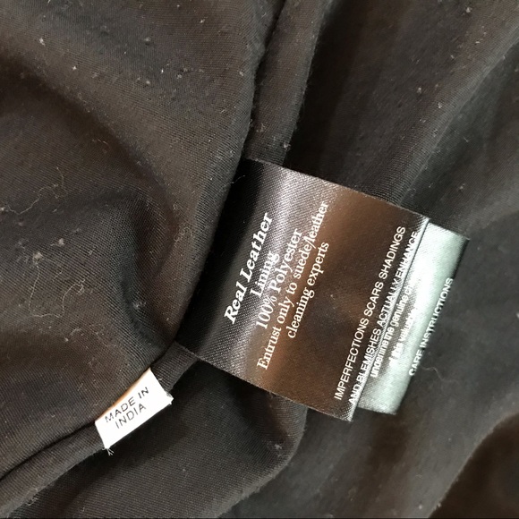 D.2.K soft leather jacket with pleated hem - Picture 7 of 8